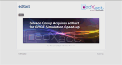 Desktop Screenshot of edxact.com