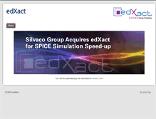 Tablet Screenshot of edxact.com